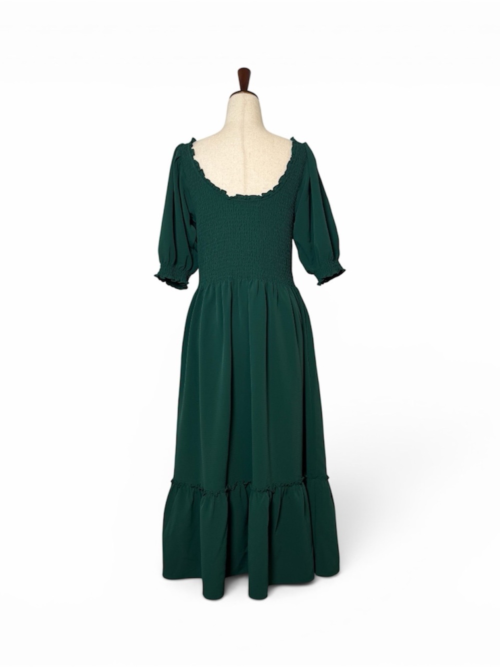 Hill House Home Louisa Nap Dress Medium NWOT Botanical Garden Green Midi Pockets - Picture 4 of 12